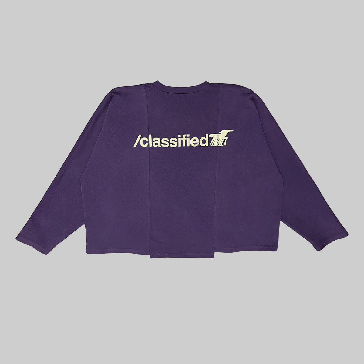 BASICS PURPLE LONGSLEEVE TEE (Reversible)