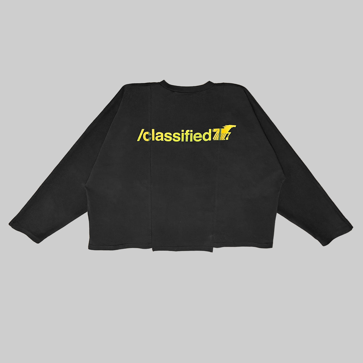 BASICS BLACK LONGSLEEVE TEE (Reversible)